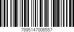 Código de barras (EAN, GTIN, SKU, ISBN): '7895147006557'