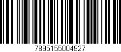 Código de barras (EAN, GTIN, SKU, ISBN): '7895155004927'
