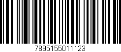 Código de barras (EAN, GTIN, SKU, ISBN): '7895155011123'