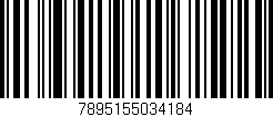 Código de barras (EAN, GTIN, SKU, ISBN): '7895155034184'