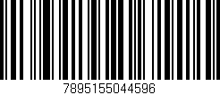 Código de barras (EAN, GTIN, SKU, ISBN): '7895155044596'