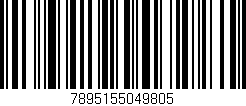 Código de barras (EAN, GTIN, SKU, ISBN): '7895155049805'