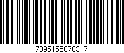 Código de barras (EAN, GTIN, SKU, ISBN): '7895155078317'