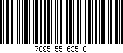 Código de barras (EAN, GTIN, SKU, ISBN): '7895155163518'