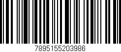 Código de barras (EAN, GTIN, SKU, ISBN): '7895155203986'