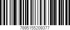Código de barras (EAN, GTIN, SKU, ISBN): '7895155209377'