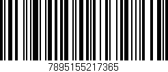 Código de barras (EAN, GTIN, SKU, ISBN): '7895155217365'