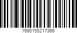 Código de barras (EAN, GTIN, SKU, ISBN): '7895155217389'