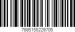 Código de barras (EAN, GTIN, SKU, ISBN): '7895155228705'
