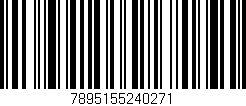 Código de barras (EAN, GTIN, SKU, ISBN): '7895155240271'