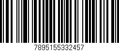 Código de barras (EAN, GTIN, SKU, ISBN): '7895155332457'