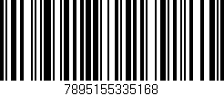 Código de barras (EAN, GTIN, SKU, ISBN): '7895155335168'
