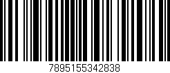 Código de barras (EAN, GTIN, SKU, ISBN): '7895155342838'
