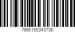 Código de barras (EAN, GTIN, SKU, ISBN): '7895155343736'
