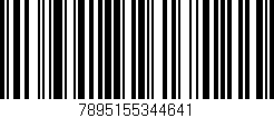 Código de barras (EAN, GTIN, SKU, ISBN): '7895155344641'