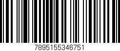 Código de barras (EAN, GTIN, SKU, ISBN): '7895155346751'