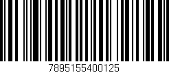 Código de barras (EAN, GTIN, SKU, ISBN): '7895155400125'