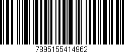 Código de barras (EAN, GTIN, SKU, ISBN): '7895155414962'