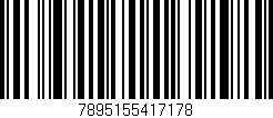 Código de barras (EAN, GTIN, SKU, ISBN): '7895155417178'