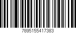 Código de barras (EAN, GTIN, SKU, ISBN): '7895155417383'