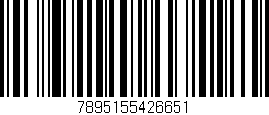 Código de barras (EAN, GTIN, SKU, ISBN): '7895155426651'