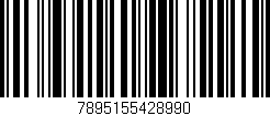 Código de barras (EAN, GTIN, SKU, ISBN): '7895155428990'