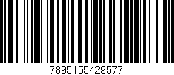 Código de barras (EAN, GTIN, SKU, ISBN): '7895155429577'