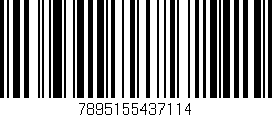 Código de barras (EAN, GTIN, SKU, ISBN): '7895155437114'