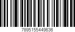 Código de barras (EAN, GTIN, SKU, ISBN): '7895155449636'
