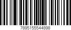 Código de barras (EAN, GTIN, SKU, ISBN): '7895155544898'