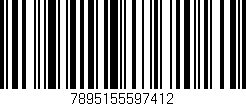 Código de barras (EAN, GTIN, SKU, ISBN): '7895155597412'