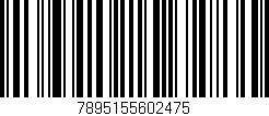 Código de barras (EAN, GTIN, SKU, ISBN): '7895155602475'
