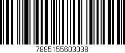 Código de barras (EAN, GTIN, SKU, ISBN): '7895155603038'
