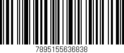 Código de barras (EAN, GTIN, SKU, ISBN): '7895155636838'