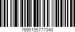 Código de barras (EAN, GTIN, SKU, ISBN): '7895155777340'