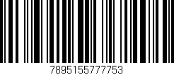 Código de barras (EAN, GTIN, SKU, ISBN): '7895155777753'