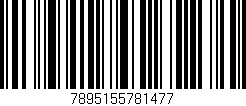 Código de barras (EAN, GTIN, SKU, ISBN): '7895155781477'
