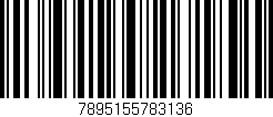 Código de barras (EAN, GTIN, SKU, ISBN): '7895155783136'