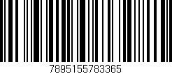 Código de barras (EAN, GTIN, SKU, ISBN): '7895155783365'