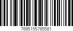 Código de barras (EAN, GTIN, SKU, ISBN): '7895155785581'