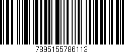 Código de barras (EAN, GTIN, SKU, ISBN): '7895155786113'