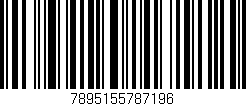 Código de barras (EAN, GTIN, SKU, ISBN): '7895155787196'