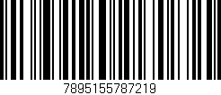Código de barras (EAN, GTIN, SKU, ISBN): '7895155787219'