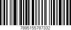 Código de barras (EAN, GTIN, SKU, ISBN): '7895155787332'
