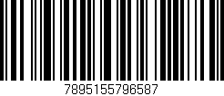 Código de barras (EAN, GTIN, SKU, ISBN): '7895155796587'