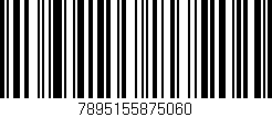 Código de barras (EAN, GTIN, SKU, ISBN): '7895155875060'