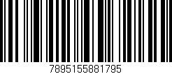 Código de barras (EAN, GTIN, SKU, ISBN): '7895155881795'