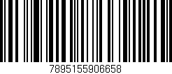 Código de barras (EAN, GTIN, SKU, ISBN): '7895155906658'