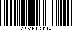 Código de barras (EAN, GTIN, SKU, ISBN): '7895168943114'