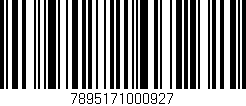 Código de barras (EAN, GTIN, SKU, ISBN): '7895171000927'